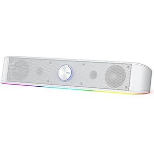 Redragon - GS560 RGB - Desktop Soundbar - Wit - 2.0 Kanaals - USB Voeding