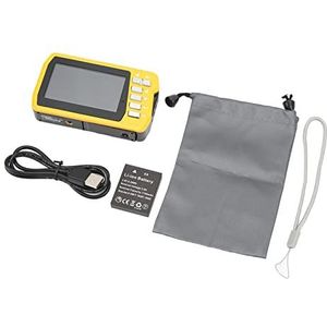 KIMISS 4K Digitale Camera met Dubbel Scherm 56 MP, 18x Digitale Zoom, 3 Meter Waterdicht, Ideaal voor onderwater- en Buitenactiviteiten