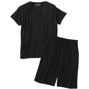 Premium pyjama's for heren, groot en lang, Home Essentials, zachte stretch loungeset, ademend, elastische taille, nachtkleding, ontspannende thuiskantoorkleding, comfortabele outfit for de hele dag(Bl