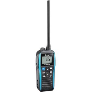 Icom M25EVO Blue Marine VHF Radio | Drijvend | Waterdicht | USB Opladen | Lichtgewicht | Lange levensduur van de batterij | Boating Essentials