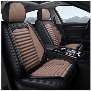 Stoelhoezen Beschermhoezen Auto Seat Cover Universal Voor Toyota Voor Corolla Voor Rav4 Voor Chr Voor Avensis Voor Crown Voor Auris Voor Avavon Voor Echo Voor Chaser Voor Altezza(Koffie,One Size)