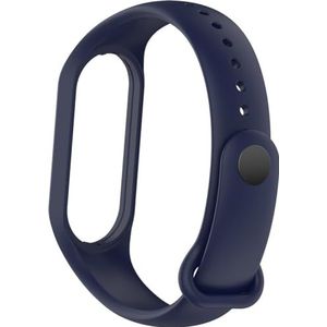 Siliconen bandje - Xiaomi Mi Band 7 - Navy Blauw