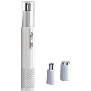 Unisex Gezicht Neus Tondeuse Usb Oplaadbare Trimmer Scheren Veiligheid Removal Tool Wasruimte Professionele Salon Wit Nr. 2
