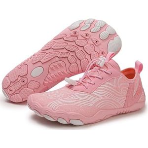 Geaard Barefoot Schoenen Schoenen Schoenen voor Vrouwen Mannen, Comfortabele Ademende Waterschoenen, Antislip Strand Outdoor Running Sneakers, A05 Roze, 42 EU