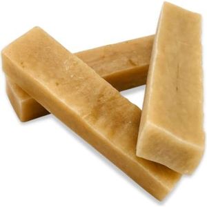 Yak Kaas Hondensnacks - 5 Stuks - 100% Natuurlijk - Kauwstaaf - Kauwbot - Voor de Hond (S - 40-60 Gram)