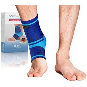 bonmedico Orthopedische enkelbandage – elastische compressieband voor enkelverstuiking, maat L