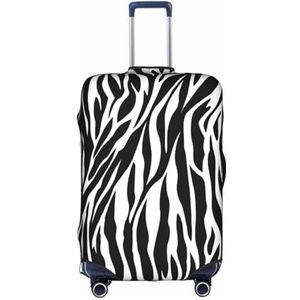 Amrole Bagage Cover Koffer Cover Protectors Bagage Protector Past 18-30 Inch Bagage Spookhuis, Zebra Print, S