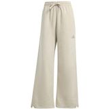 adidas Mujer ALL SZN FLEECE LOOSE WIDE LEG PANTS, Crystal Linen, L