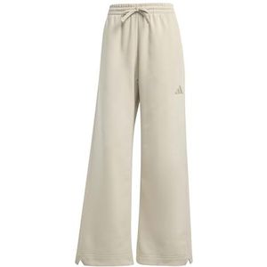 adidas Mujer ALL SZN FLEECE LOOSE WIDE LEG PANTS, Crystal Linen, L