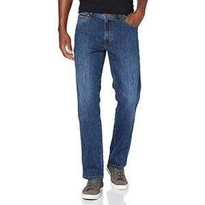 Wrangler Texas Contrast Straight Jeans voor heren, blauw (Classic Strike 13Z)., 32W x 32L