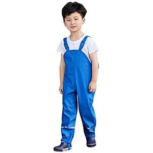 Gaga city Waterdichte Broek voor Kinderen, Kids Waterdichte Tuinbroek Jongens Regenbroek Meisjes Waterdichte Broek Outdoor Spelen Regenkleding 80-140 cm, Blauw, 98