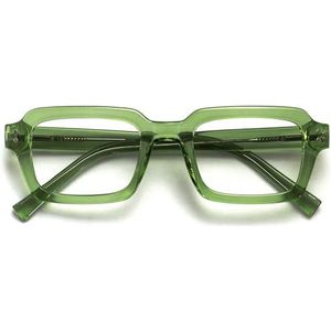 OPULIZE EDG Blue Light Blocking Glasses for Women Men, Anti-reflective Anti-Glare Computer & Gaming Glasses, Vintage Rectangular Frame, UV & Eyestrain Protection, Green (Pack of 1)