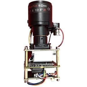 Actiecamera's Webcam AutoFocus 5MP 4x Digitale Zoom 6-22mm Gemotoriseerde Lens IP-camera IMX178 Hisilicon ICSEE Real Time 25FPS Security Camera Meerdere opnamemodi, eenvoudig fotograferen (Size : Wit