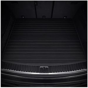 Kofferbakbeschermer Gestreepte 3D Kofferbakmat Voor Macan 2014 2015 2016 2017 2018 2019 2020 2021 2022 Interieuraccessoires Auto Kofferbakmatten(Zwart)