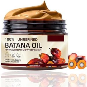 Baorder Ruwe Batana Olie voor Gezond Haar, 100% Natuurlijk, Puur, Ongeraffineerd en Authentiek Koudgeperste Organische Sebi Batana Olie uit Honduras, Voorkomt Haaruitval Herstelt Beschadigd Haar