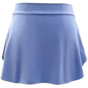 UBOHUZ 2 Stuks Volwassen Side Split Ballet Rokken voor Vrouwen Meisjes Korte Ballerina Dance Wear Jurk voor Vrouwen, Lichtblauw, Height 175-180cm