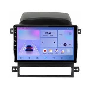 Dubbel Din Auto Stereo Compatibel Met Apple Carplay Android Auto Voor Chevrolet Captiva 2008-2012 Plug En Play AM/FM Autoradio Back-up Camera, Stuurbediening, Spiegel Link(NF-4 4G WIFI 4G+64G B)