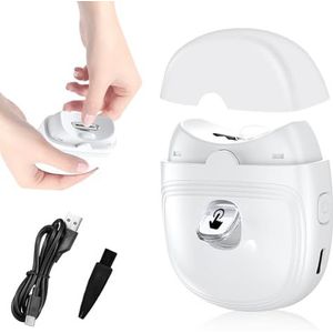 Elektrische Nagelknipper Met Automatische Nagelvijl - Spatwaterdicht, USB Oplaadbaar