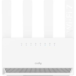 Cudy - WR3600E - Router - Wit - Gigabit Wi-Fi 7 Mesh
