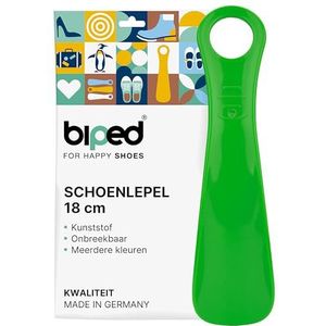 biped schoenlepel kunststof 18 cm – Mini schoenlepel ergonomisch reisformaat – Handig voor kinderen en volwassenen – Compact hulpmiddel onderweg z2798(groente)
