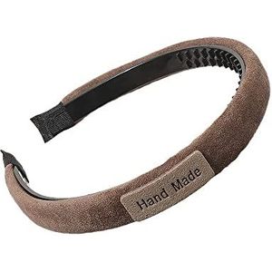 Vintage Haaraccessoires Hoofddeksels Winter Haarhoepel Haarband Bezel Hoofdband Suede Fluweel (Suede-08)