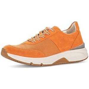 Gabor Low-Top sneakers voor dames, lage schoenen voor dames, Mandarijn 31, 35 EU