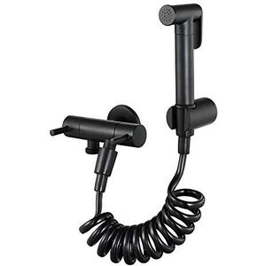 Hand HeldSprayer voor Zwart Messing BodyAttachment met Precisie Drukregeling Jet Spray-Ergonomische HandheldFor Toilet-Toilet Water Sproeier en Slang
