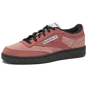 Reebok Club C 85 Tennis Sneakers voor volwassenen, uniseks, Scortched Earth Zwart Wit, 36 EU