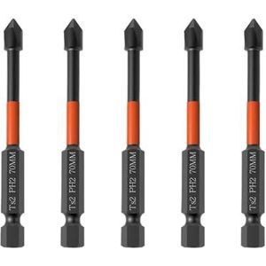 DHRCONPA 25-150mm PH2 kruiskopschroevendraaierset slagboorschroef gelegeerd staal