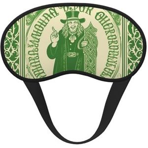 Ierse zegen St Patrick's Day Sleep Oogmasker voor Vrouwen Mannen Zacht en Comfortabel Slaapmasker Verduisterend Slaapmasker voor Reizen Yoga Nap Shift Work