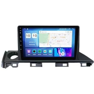 Android 14 Autoradio Stereo voor M-azda 6 (2017-2019) 9 Inch Touchscreen Multimedia Speler met Draadloze Carplay 2 Din GPS Navigatie FM RDS Bluetooth 5G-WiFi SWC DSP,M100s