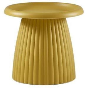 Bijzettafels Kleine salontafel in Scandinavische stijl Moderne minimalistische woonkamer Home Fashion Kleine ronde tafel Bank Kleine salontafel voor Levende Vergaderruimte (Color : Amarillo, Size :