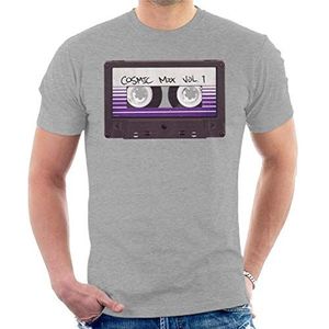 Marvel Guardians of The Galaxy Cosmic Mix Cassette Tape Men's T-shirt