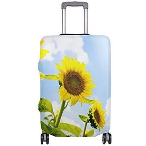 AJINGA gele zonnebloemen mooi licht reizen bagage beschermer koffer cover XL 29-32 in