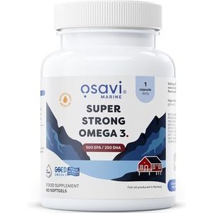 Osavi Super Strong Omega 3, 500 EPA / 250 DHA - 60 softgels