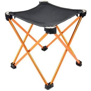 Campingstoel Camping, Aluminium Ultralight Vissen Stoel Opvouwbare Draagbare Duurzame Camping Stoel Voor Wandelen Reizen Outdoor Gereedschap Klapstoel Wandelen(Orange)