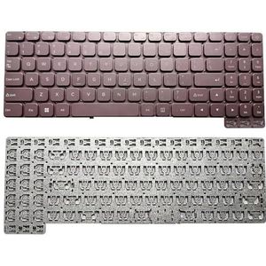 Amerikaans Engels laptoptoetsenbord voor Azerty AZ-1511 SCDY-340-2-3 YXT-91-71 roségoud zonder frame