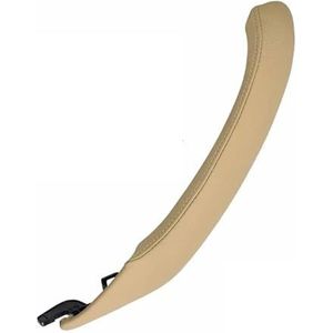 Deurgrepen binne Binnenhandgreep lederen bekleding voor BMW F25 F26 X3 X4 deur armsteun paneel Holster vervangen beige zwarte steun Deurgreepset(Left Beige)