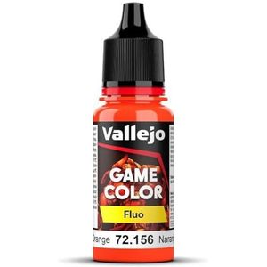 AV Vallejo Spelkleur 18ml - Fluo - Fluorescerend Oranje