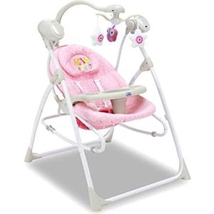 asalvo 15570 Baby Swing 3-in-1, roze