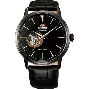 Orient Unisex Volwassenen analoog automatisch horloge met lederen armband FAG02001B0, zwart, armband