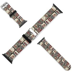 Stempels met de Union Jack siliconen horlogebanden zachte horlogebandjes sport horloge polsbandjes horlogeband voor mannen vrouwen 42 mm/44 mm