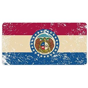 Missouri State Flag2 Mode Bureau Muismat Antislip Gaming Muismat Accessoires Decor 30x60cm