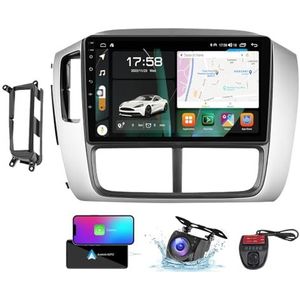 Android 13 Autoradio 9 Duim Touch Display Voor Honda Pilot 1 2005-2008 Met Draadloze Carplay Android Auto/4G WiFi/FM RDS DAB+/Buletooth 5.0/Bediening op het stuur + Camera en DVR(NF-5)