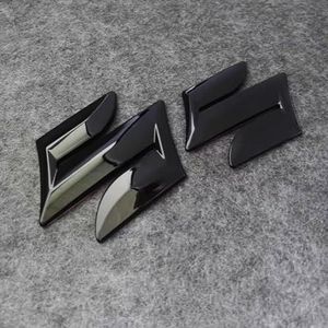 Auto Badge Emblemen Logo voor Suzuki Swift 2010-2017,Motorkap voor Achter Embleem Kofferbak Decals Styling Zelfklevend Auto Styling,Black
