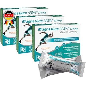 T&D Magnesium AIWA 375 mg, geen water 60 stickpack, sinaasappelsmaak, Made in Germany