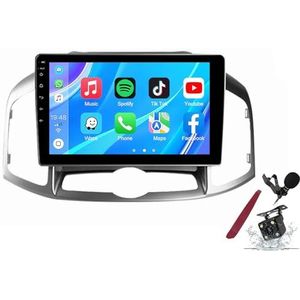 Android 14 Autoradio Sat Navi voor C-hevrolet Captiva (2011-2016) 9 Inch Touchscreen Multimedia Speler met Draadloze Carplay GPS Navigatie FM RDS Bluetooth 5G-WiFi SWC DSP,M100s