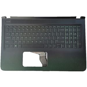 Laptop omhulsel rond toetsenbord & Toetsenbord Voor For HP Pavilion 15-AK 15-ak100 15-ak000 002TX 030TX 020TX 15-ak100 (Touch) 15-ak000 (Touch) Zwart TPN-Q159