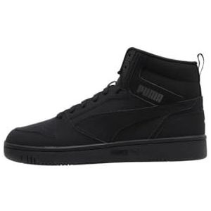 Puma Rebound V6 Buck sportschoenen voor heren, Black-Shadow Gray, maat 40,5, zwart/grijs (Black Shadow Gray), 40.5 EU