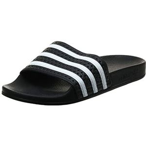 adidas Adilette slippers voor jongens, Zwart Zwart Wit Zwart Zwart Zwart Zwart Zwart, 42 EU